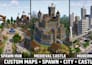 build minecraft map city, spawn, factions server hub skyblock and worldedit map